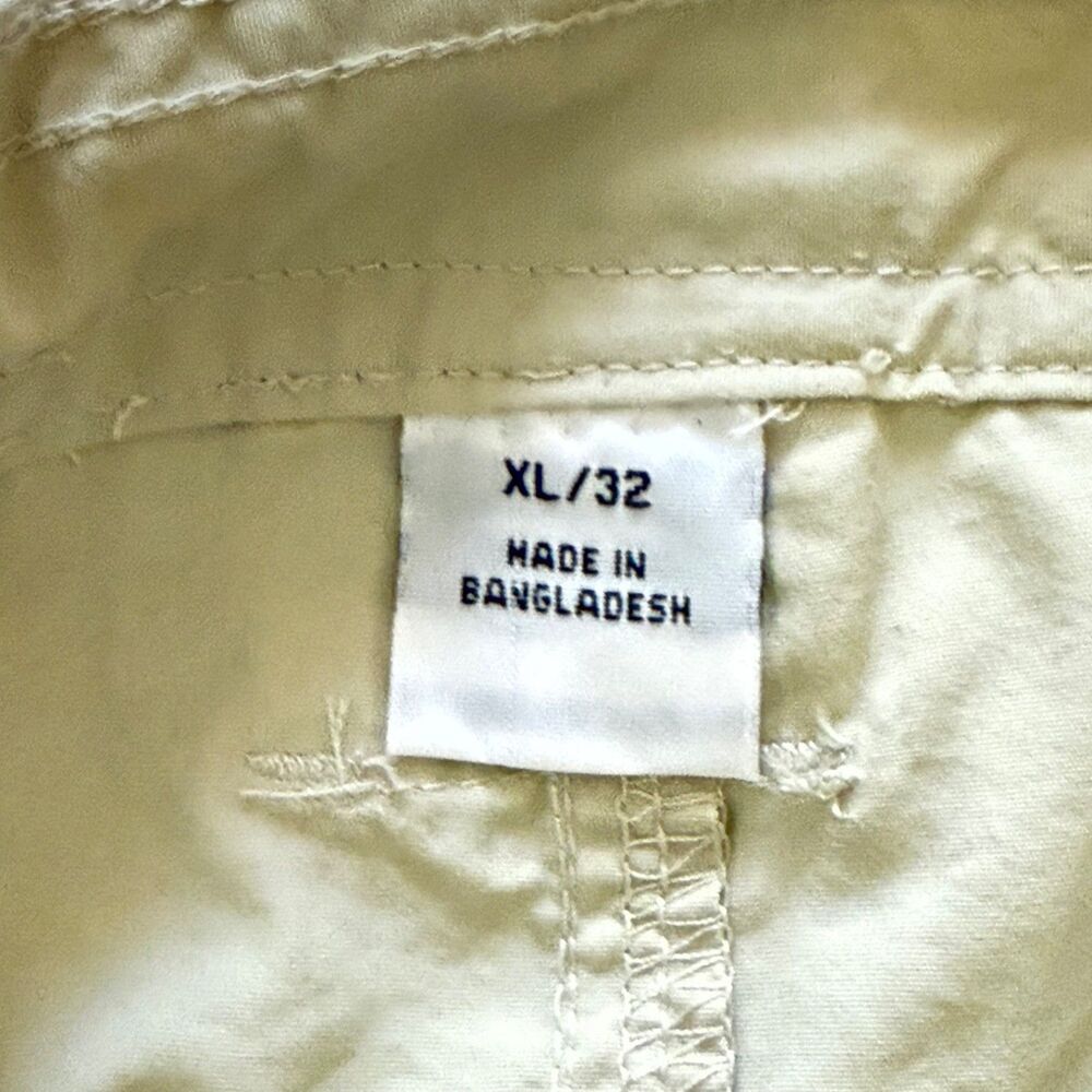 World Wide Sportsman Cargo Pants Convertible Men XL/32 Khaki Hiking Nylon Vented - Picture 8 of 12